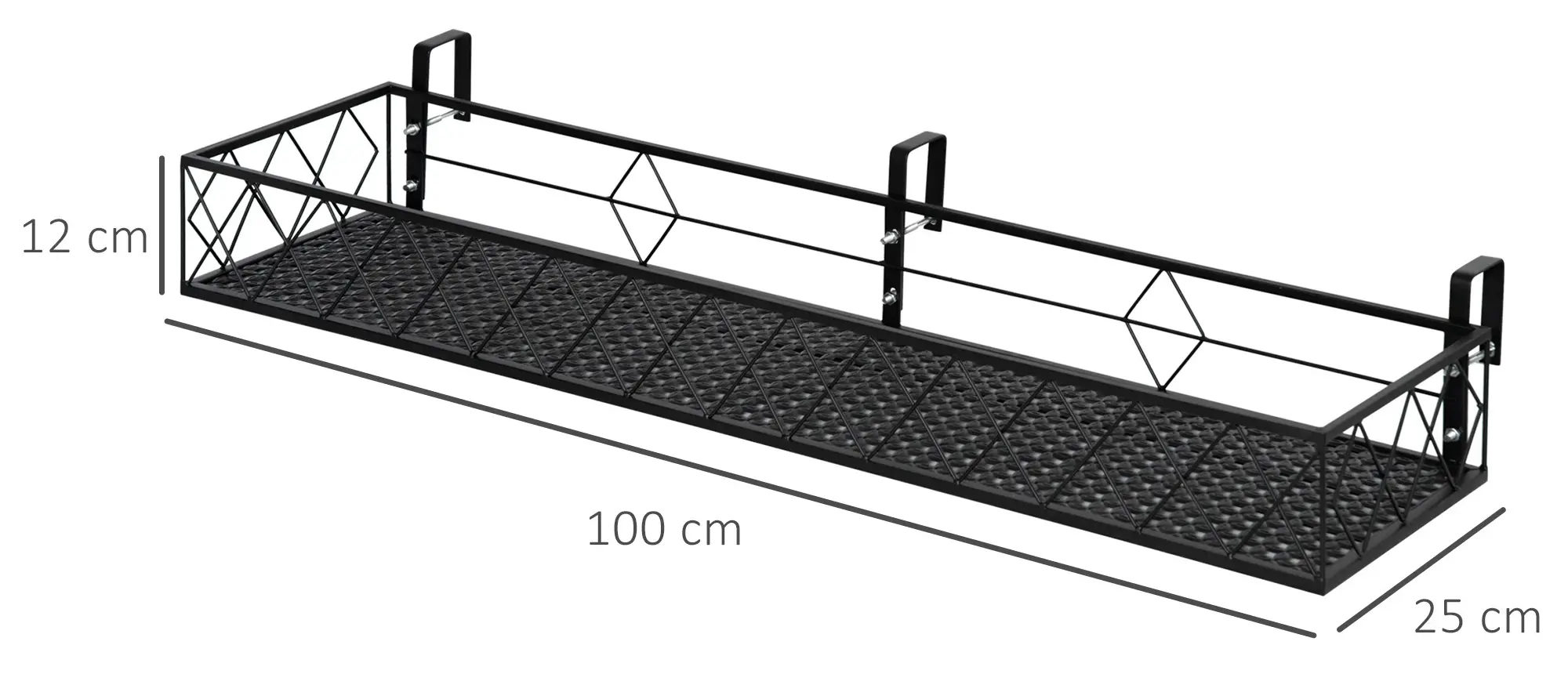 Suport pentru plante Outsunny 845-600V01 (Black) - 5