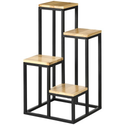 Suport pentru flori Outsunny 845-801V00ND (Natural/Black) Thumb