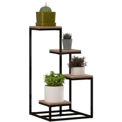 Подставка для цветов Outsunny 845-961V00LR (Brown/Black) Thumb