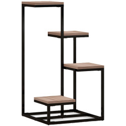 Подставка для цветов Outsunny 845-961V00LR (Brown/Black) Thumb