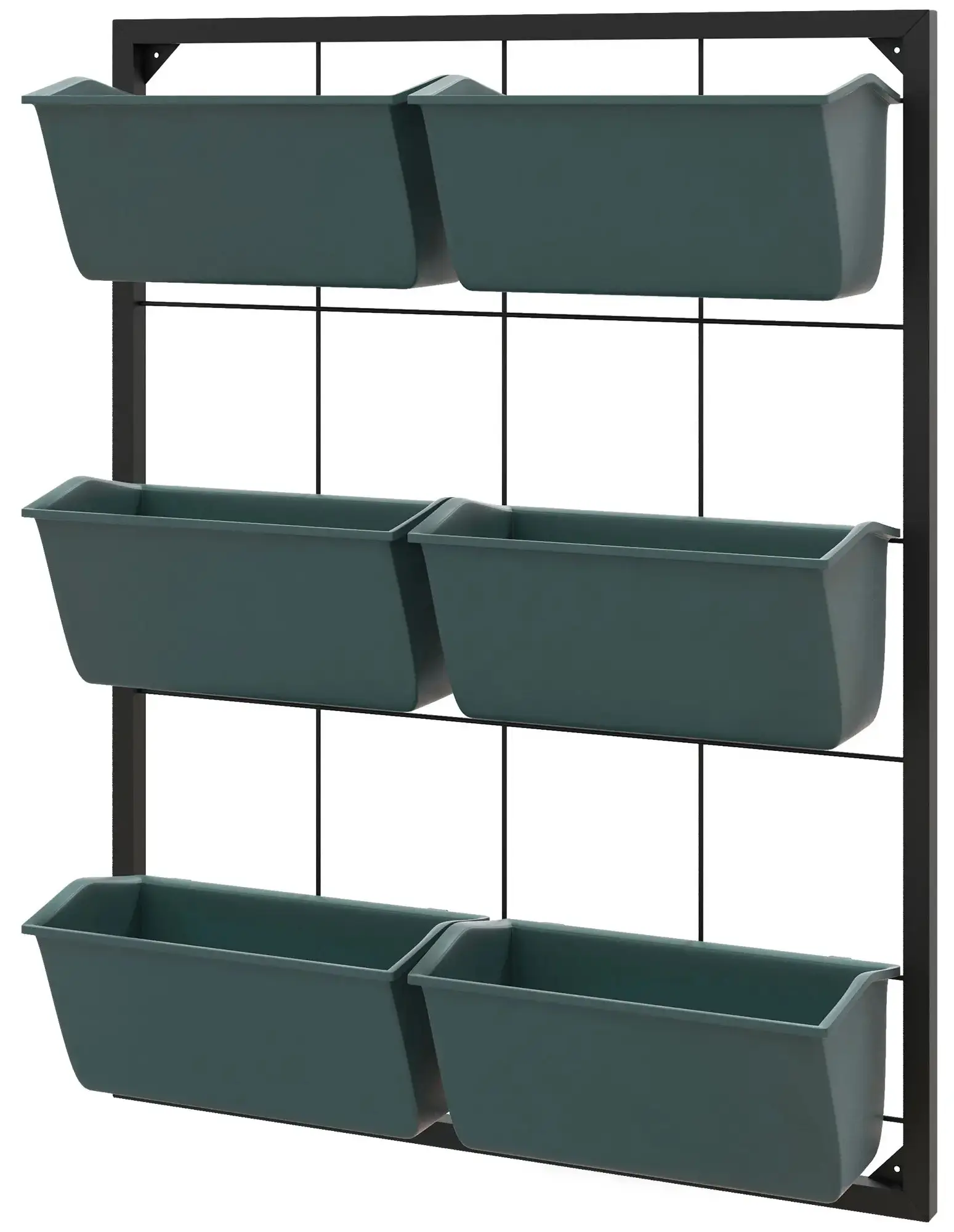 Suport pentru plante Outsunny 84H-051V00DG (Dark Green/Black) - 3