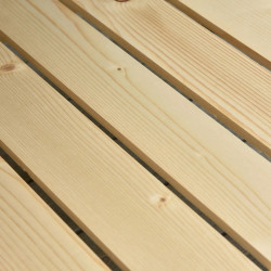 Pat de gradina inaltat cu roti Outsunny 845-365 (Natural) Thumb