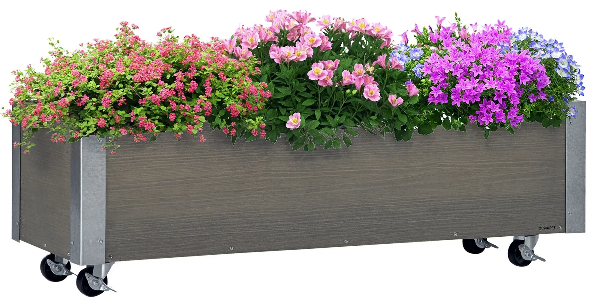Приподнятая грядка на колесах Outsunny 845-631V01 (Light Grey) - 2