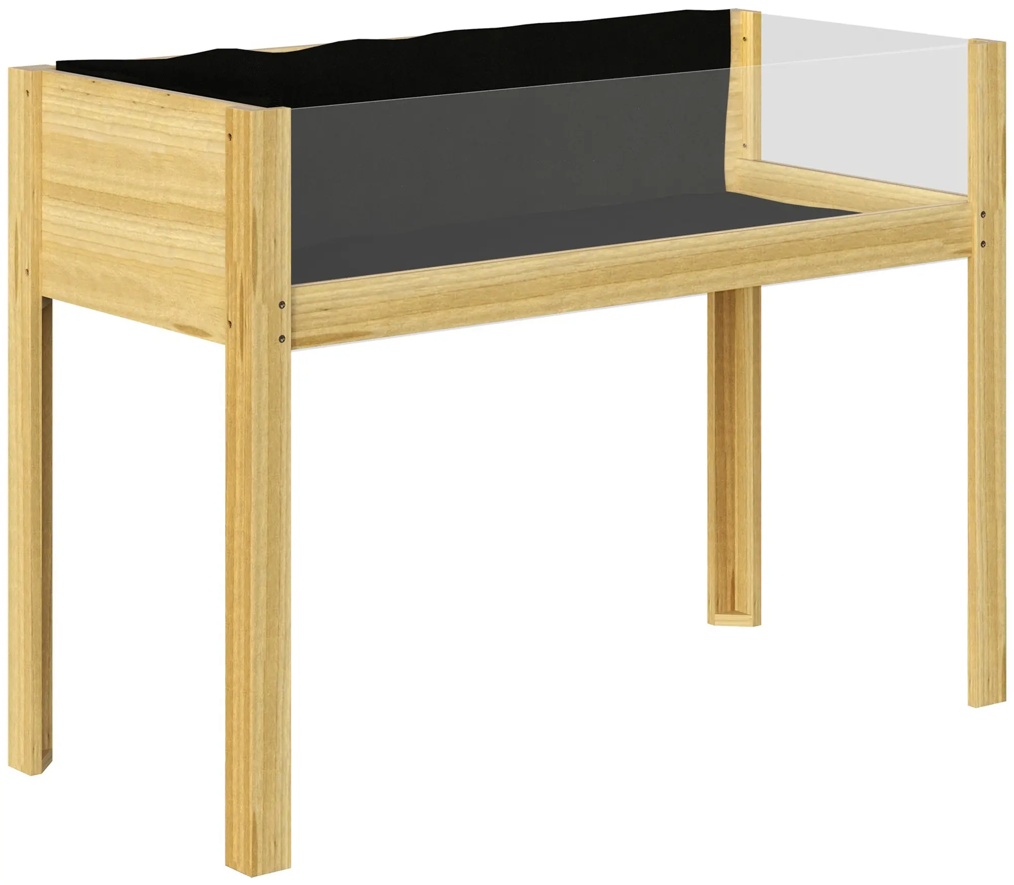 Pat de gradina inaltat pe picioare Outsunny 84H-176V01ND (Natural) - 2