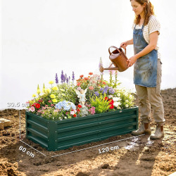 Приподнятая грядка Outsunny 845-039V01GN (Green) Thumb