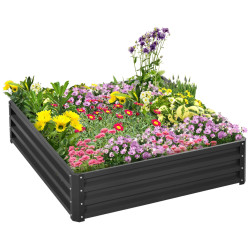 Приподнятая грядка Outsunny 845-040V01GY (Dark Grey) Thumb