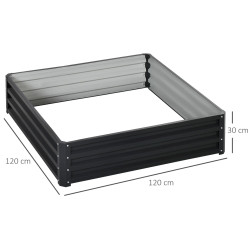 Приподнятая грядка Outsunny 845-040V01GY (Dark Grey) Thumb