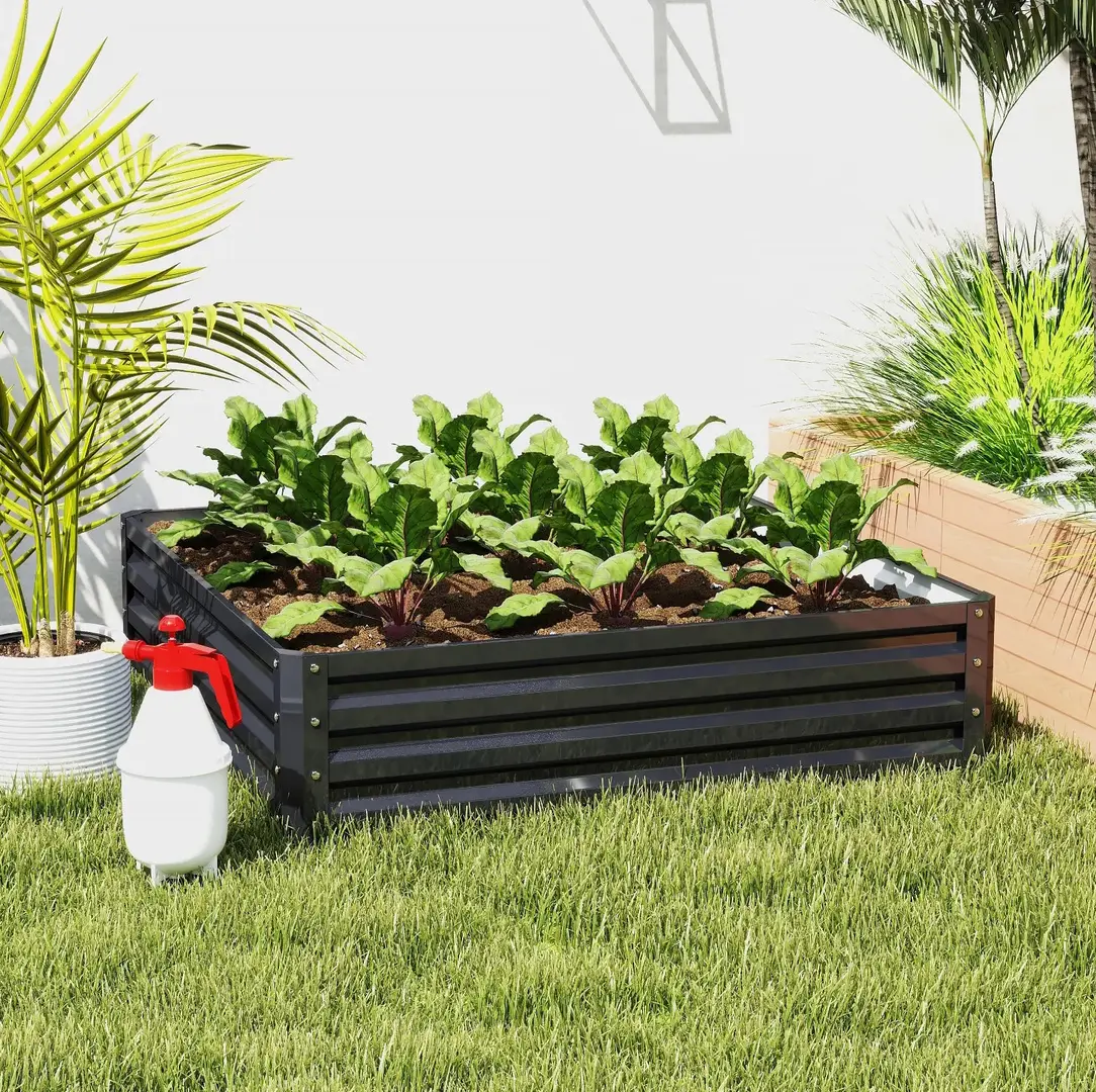 Приподнятая грядка Outsunny 845-040V01GY (Dark Grey)