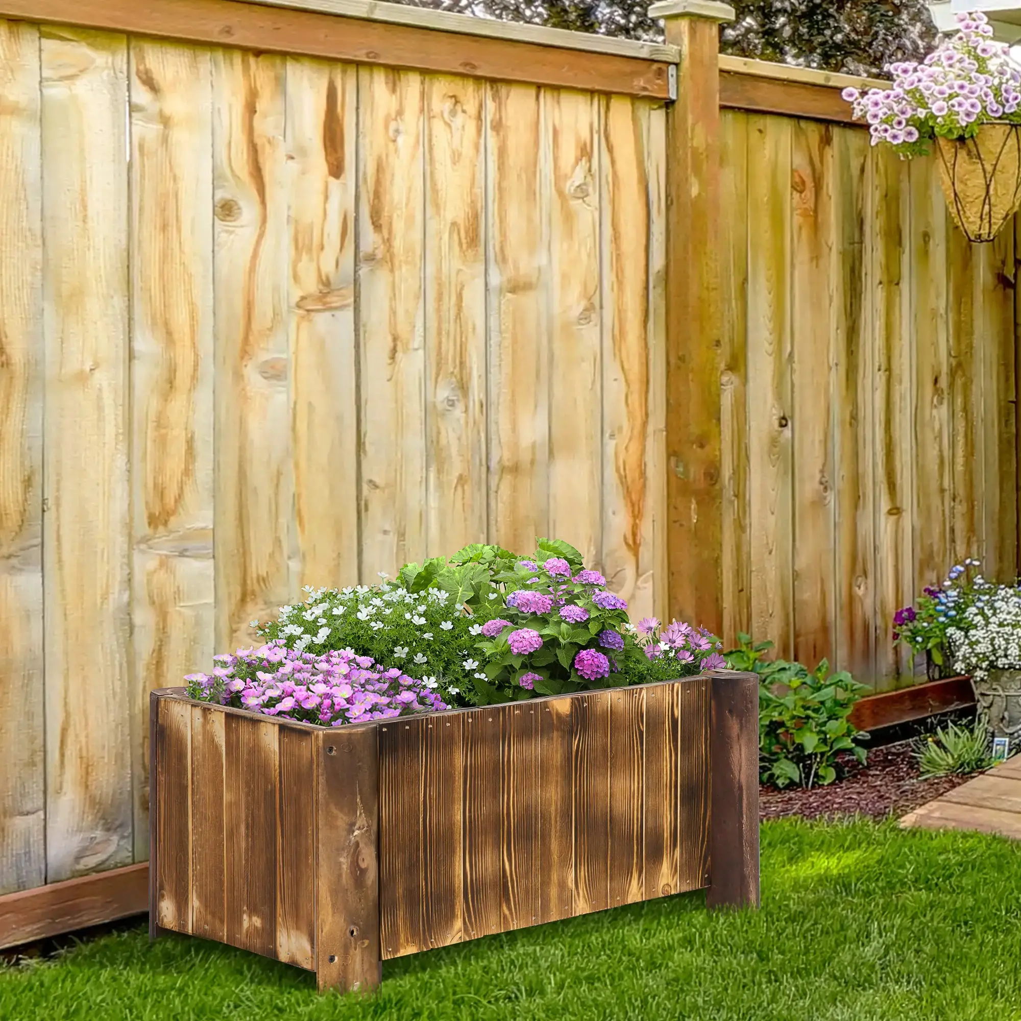 Приподнятая грядка Outsunny 845-104 (Natural) - 9