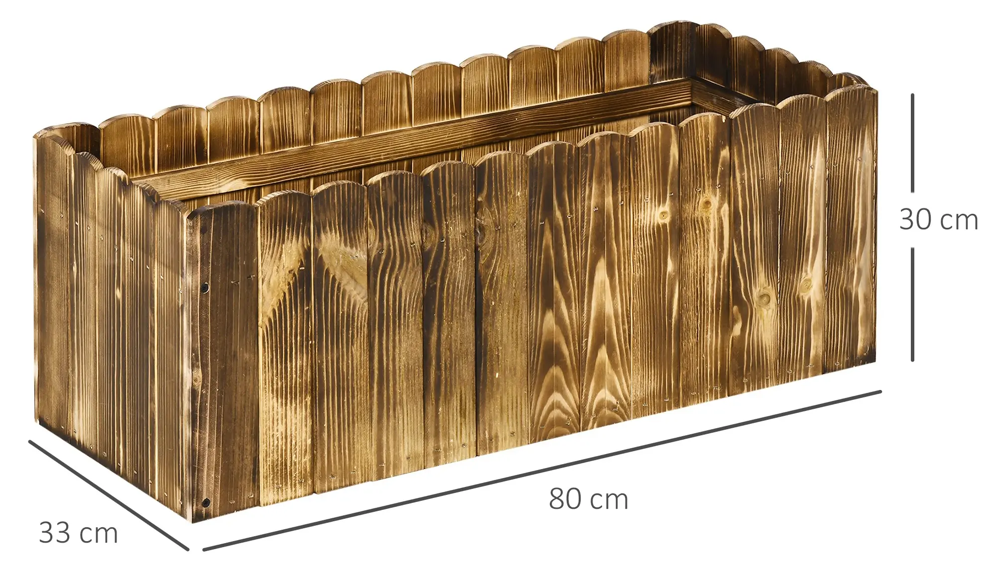 Pat de gradina inaltat Outsunny 845-106 (Natural)