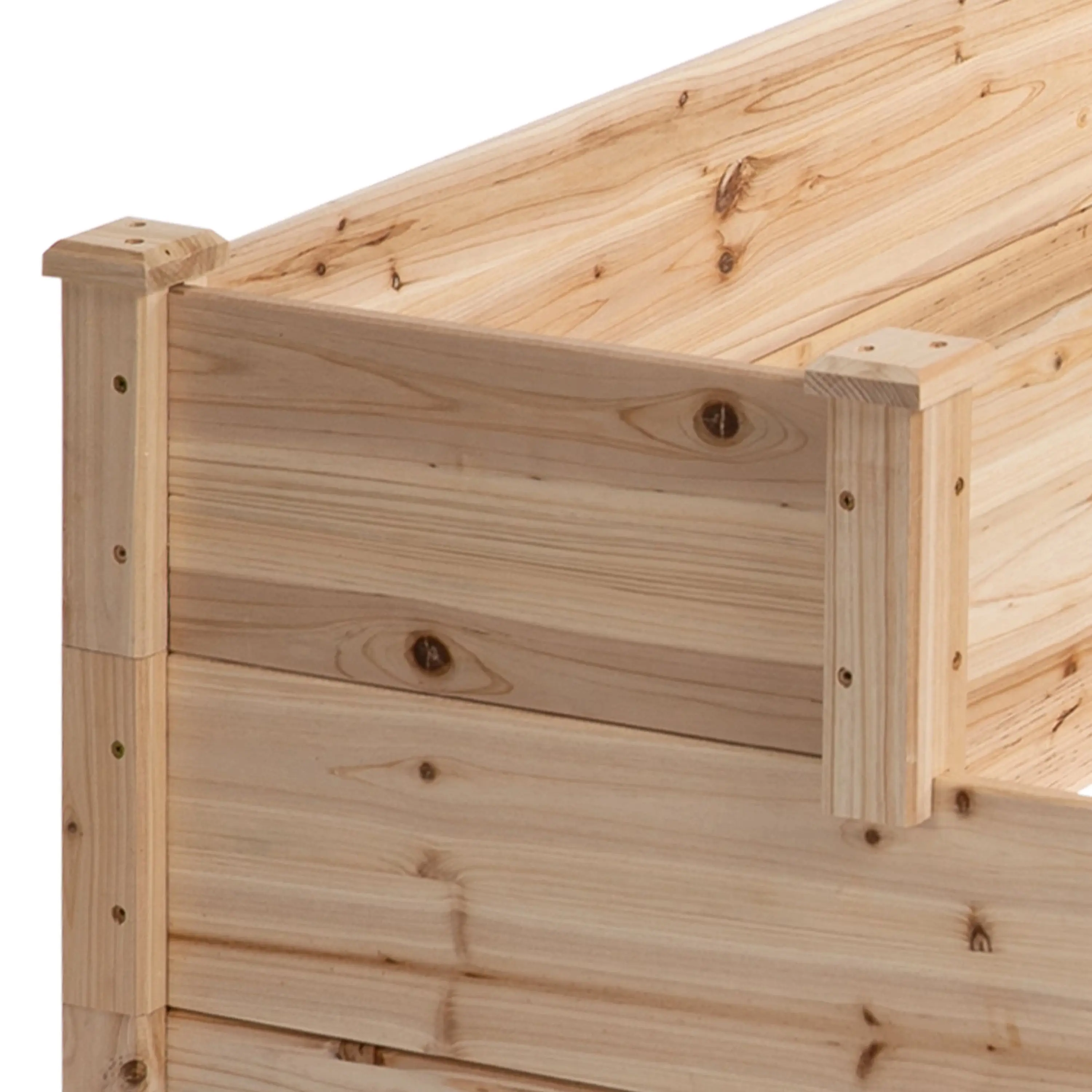 Pat de gradina inaltat Outsunny 845-451 (Natural) - 4