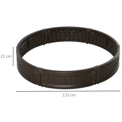 Pat de gradina inaltat Outsunny 845-550 (Brown) Thumb