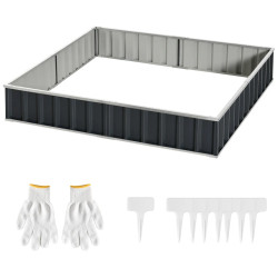 Pat de gradina inaltat Outsunny 845-644CG (Dark Grey) Thumb