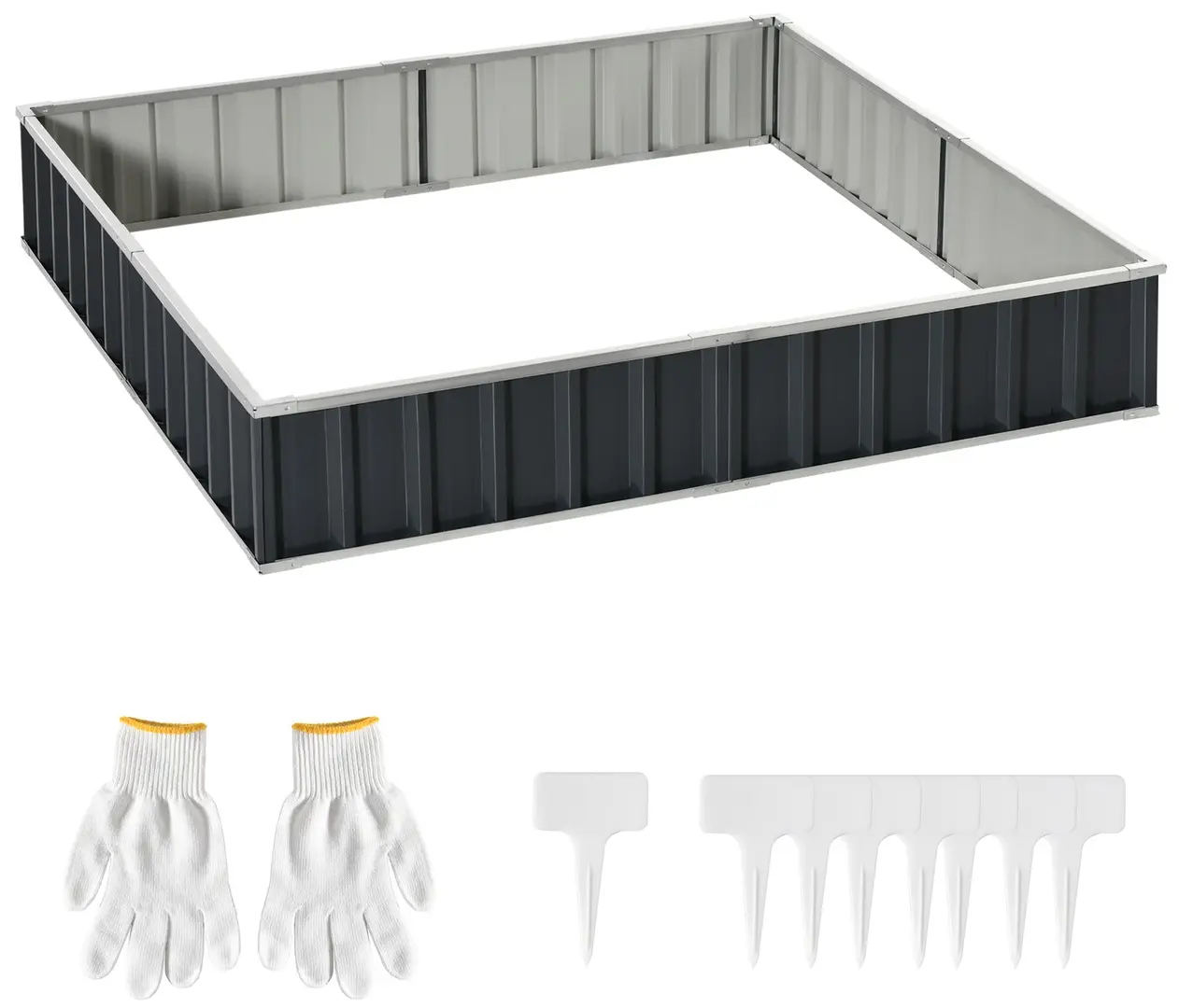 Pat de gradina inaltat Outsunny 845-644CG (Dark Grey)