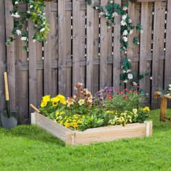 Приподнятая грядка Outsunny 845-654 (Natural)