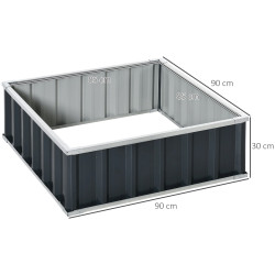 Приподнятая грядка Outsunny 845-662CG (Dark Grey) Thumb