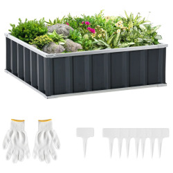 Приподнятая грядка Outsunny 845-662CG (Dark Grey) Thumb