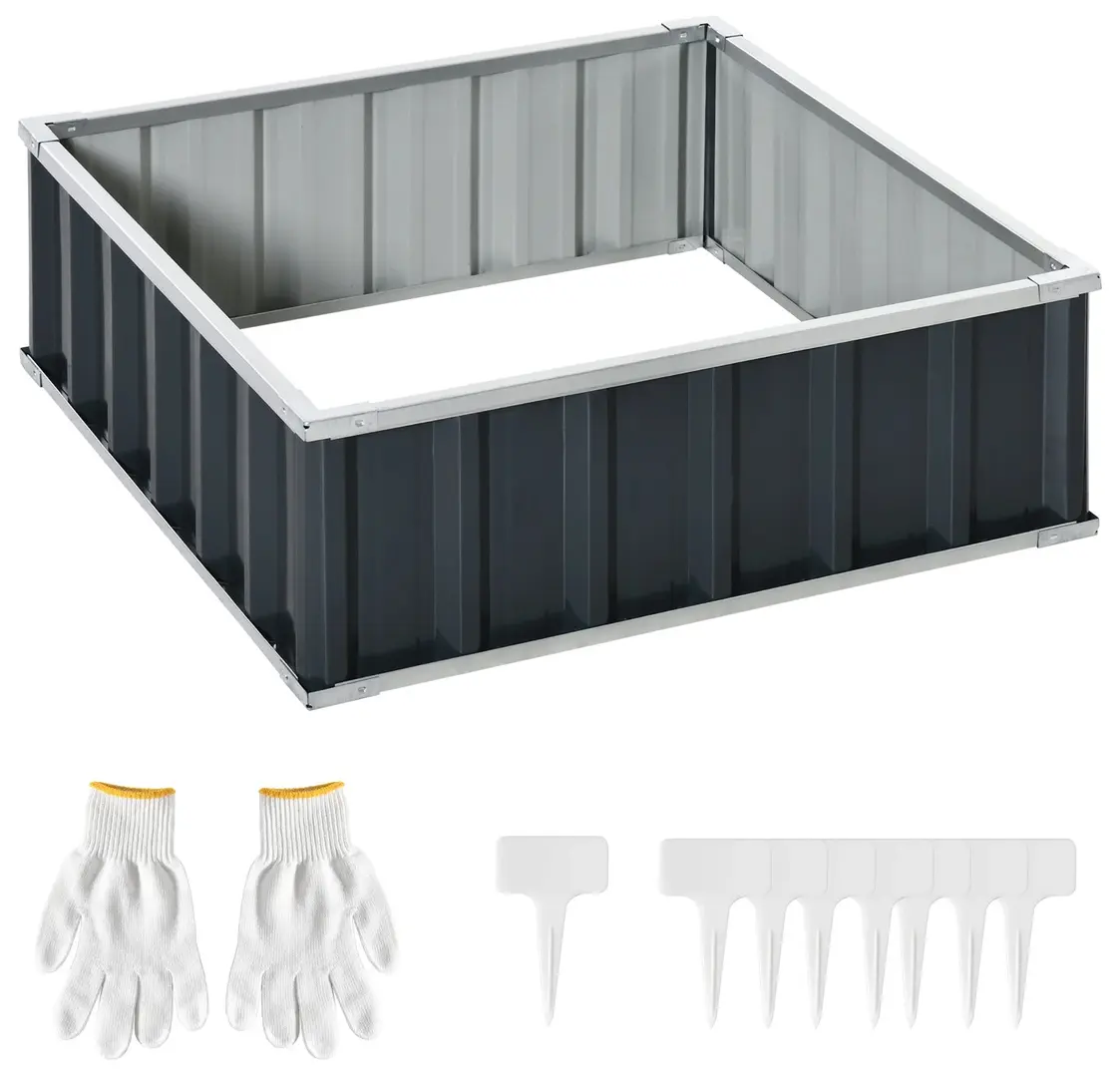 Приподнятая грядка Outsunny 845-662CG (Dark Grey)