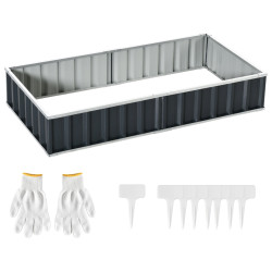 Pat de gradina inaltat Outsunny 845-674CG (Dark Grey) Thumb