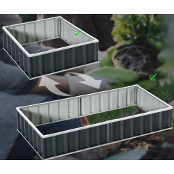 Pat de gradina inaltat Outsunny 845-674CG (Dark Grey) Thumb