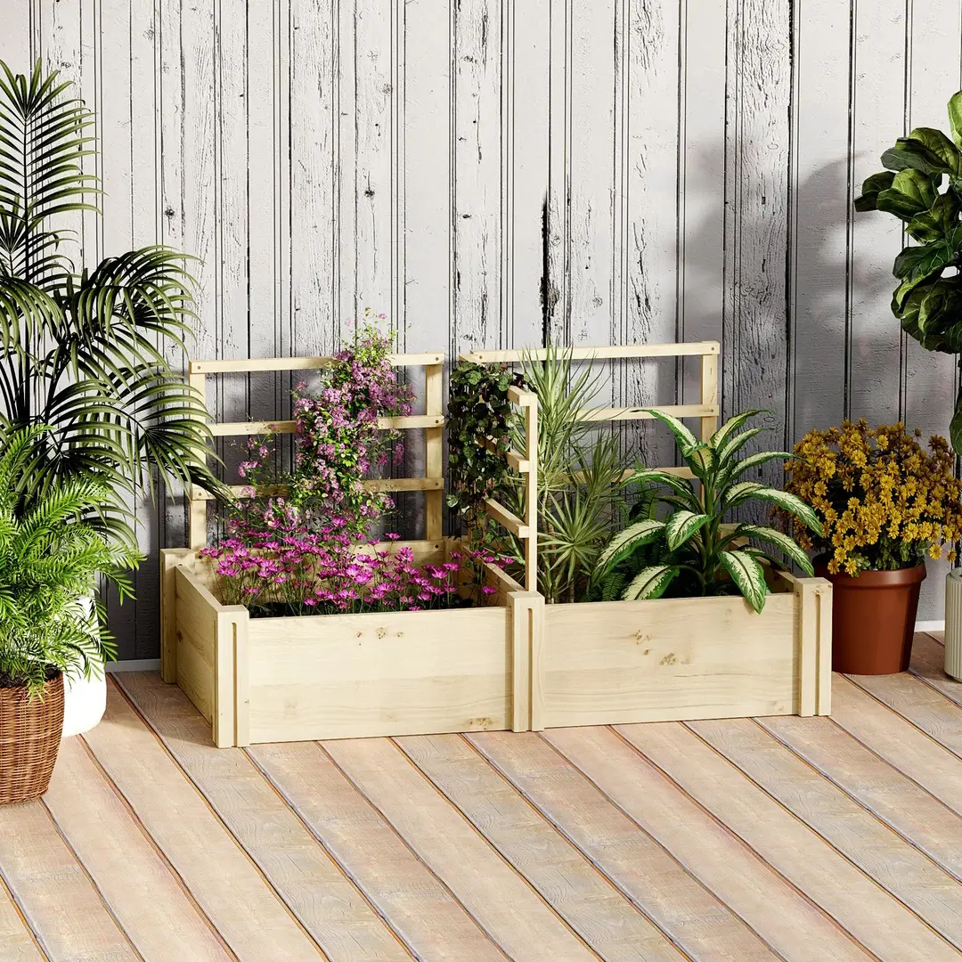 Приподнятая грядка Outsunny 84H-190V00ND (Natural)