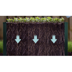 Pat de gradina inaltat Outsunny 84H-210V00GN (Green) Thumb