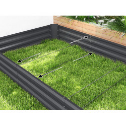 Pat de gradina inaltat Outsunny 84H-243V00CG (Dark Grey) Thumb