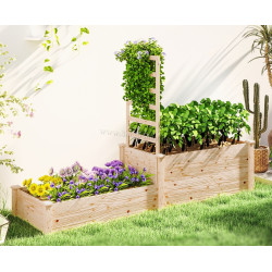 Приподнятая грядка Outsunny 84H-290V00ND (Natural)