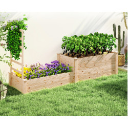 Приподнятая грядка Outsunny 84H-290V00ND (Natural) Thumb