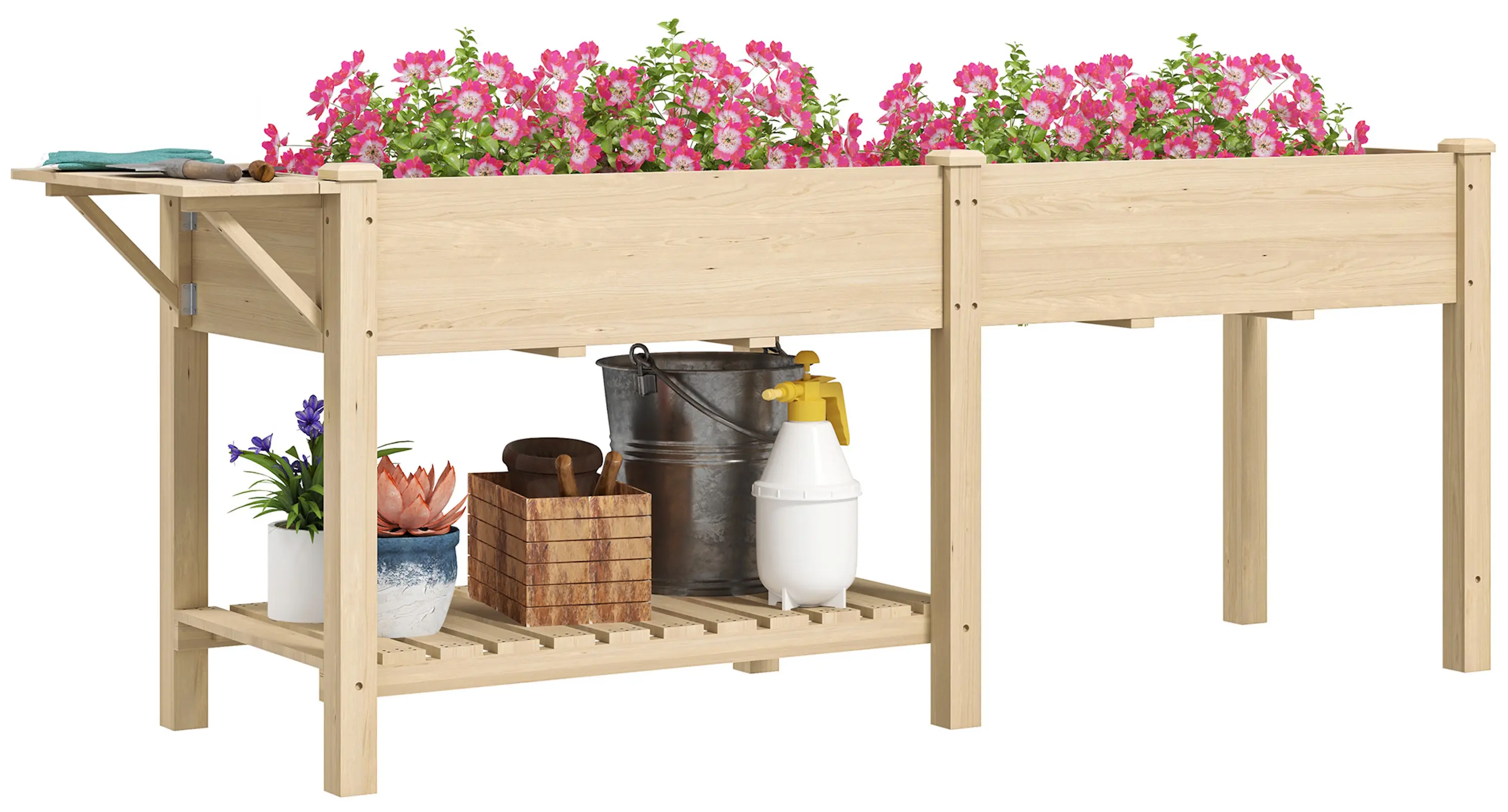 Приподнятая грядка Outsunny 84H-325V00ND (Natural) - 2