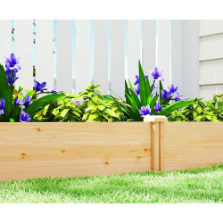 Pat de gradina inaltat Outsunny 84H-476V00ND (Natural) Thumb