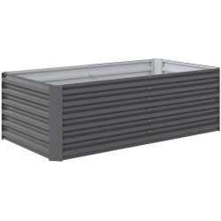 Pat de gradina inaltat Outsunny 84H-482V00CG (Dark Grey) Thumb