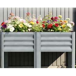 Pat de gradina inaltat Outsunny 84H-554V00LG (Light Grey) Thumb