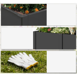 Приподнятая грядка Outsunny 84H-631V00BK (Black) Thumb