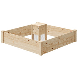 Приподнятая грядка с компостером Outsunny 84H-289V00ND (Natural) Thumb