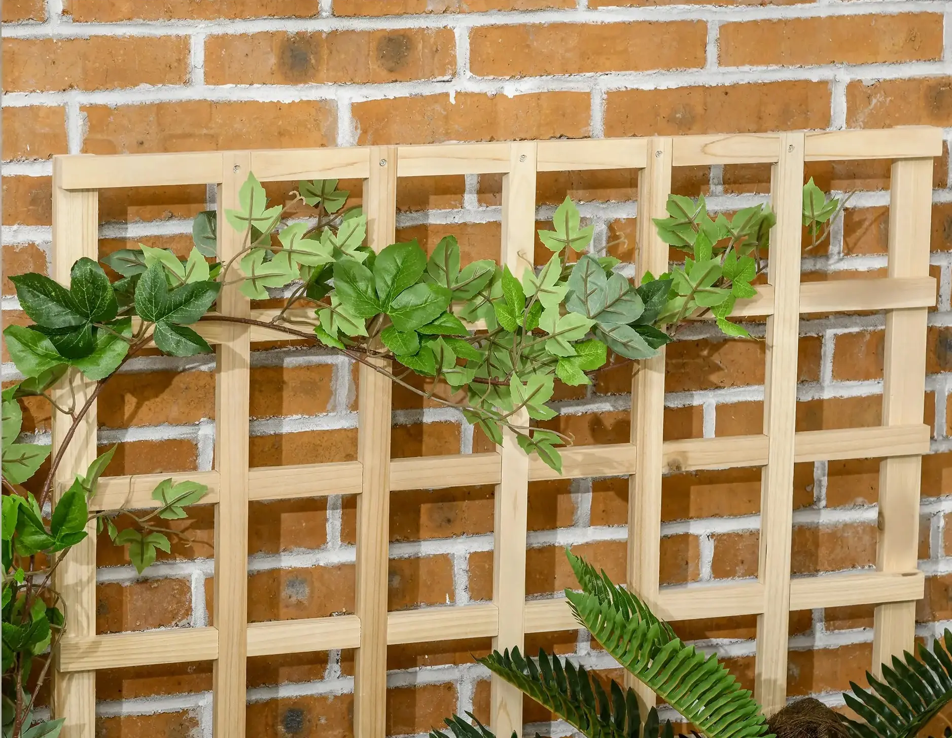 Приподнятая грядка со шпалерой Outsunny 845-870V00ND (Natural)