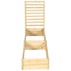Pat de gradina inaltat cu spalier Outsunny 845-874V00ND (Natural) Thumb