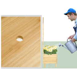 Приподнятая грядка со шпалерой Outsunny 845-883V01ND (Natural) Thumb