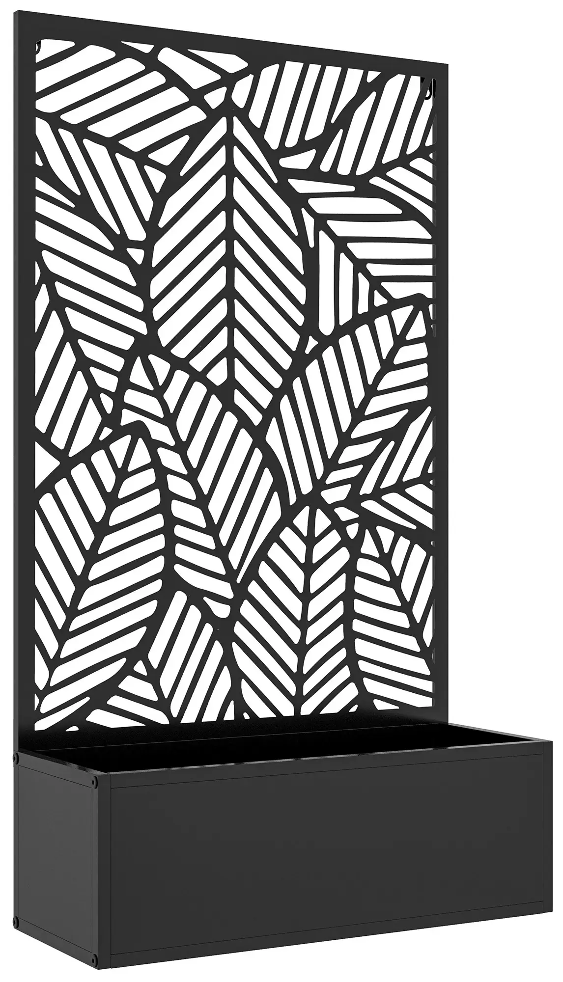 Приподнятая грядка со шпалерой Outsunny 845-920V00BK (Black) - 2