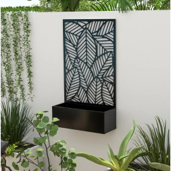 Приподнятая грядка со шпалерой Outsunny 845-920V00BK (Black)