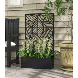 Приподнятая грядка со шпалерой Outsunny 845-920V00BK (Black) Thumb