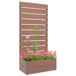 Приподнятая грядка со шпалерой Outsunny 84H-084V00LR (Light Brown) Thumb