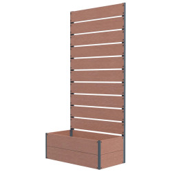 Приподнятая грядка со шпалерой Outsunny 84H-084V00LR (Light Brown) Thumb