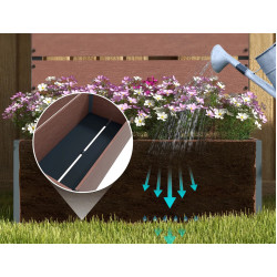 Приподнятая грядка со шпалерой Outsunny 84H-084V00LR (Light Brown) Thumb