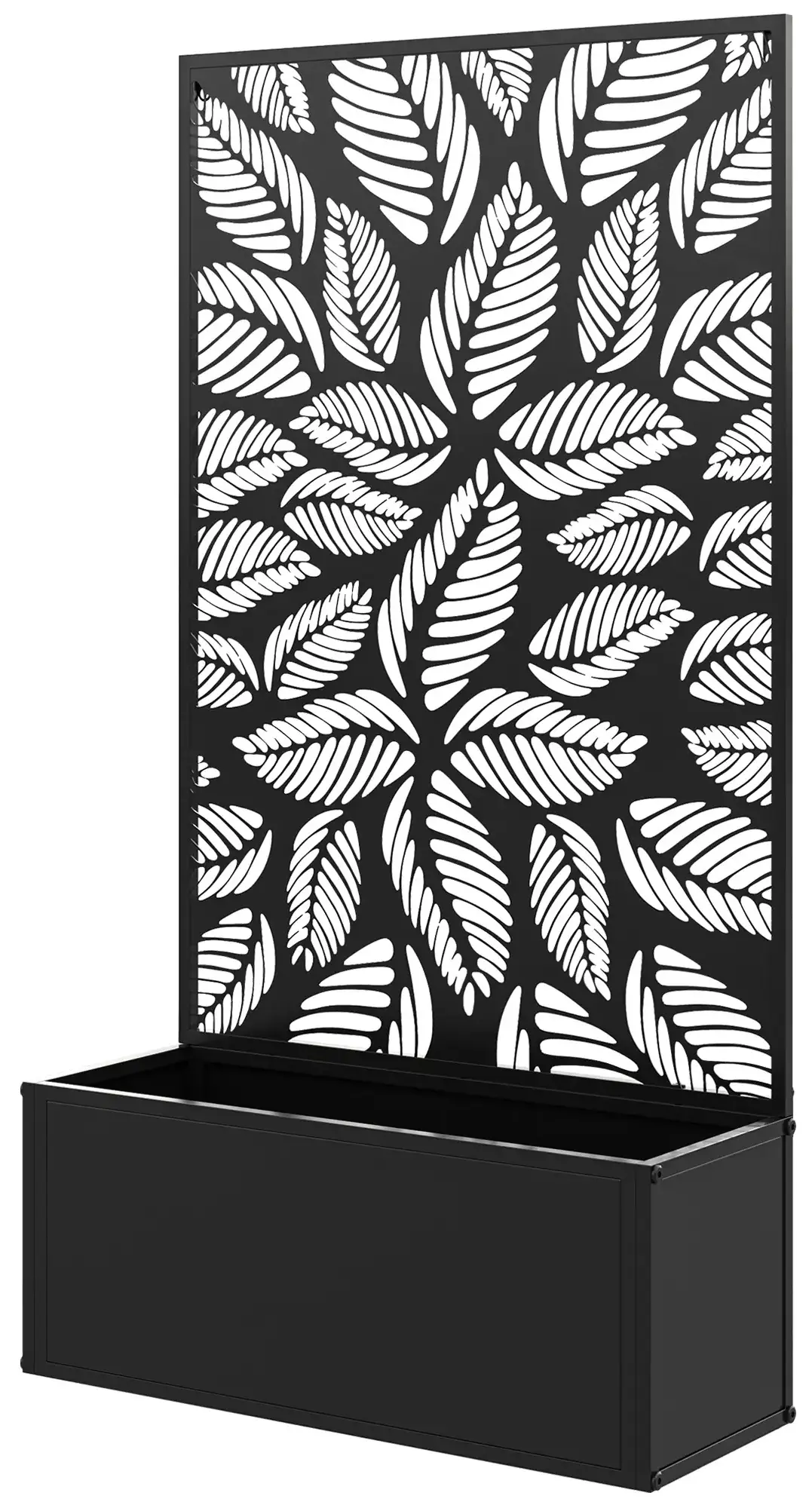 Pat de gradina inaltat cu spalier Outsunny 84H-172V00BK (Black)