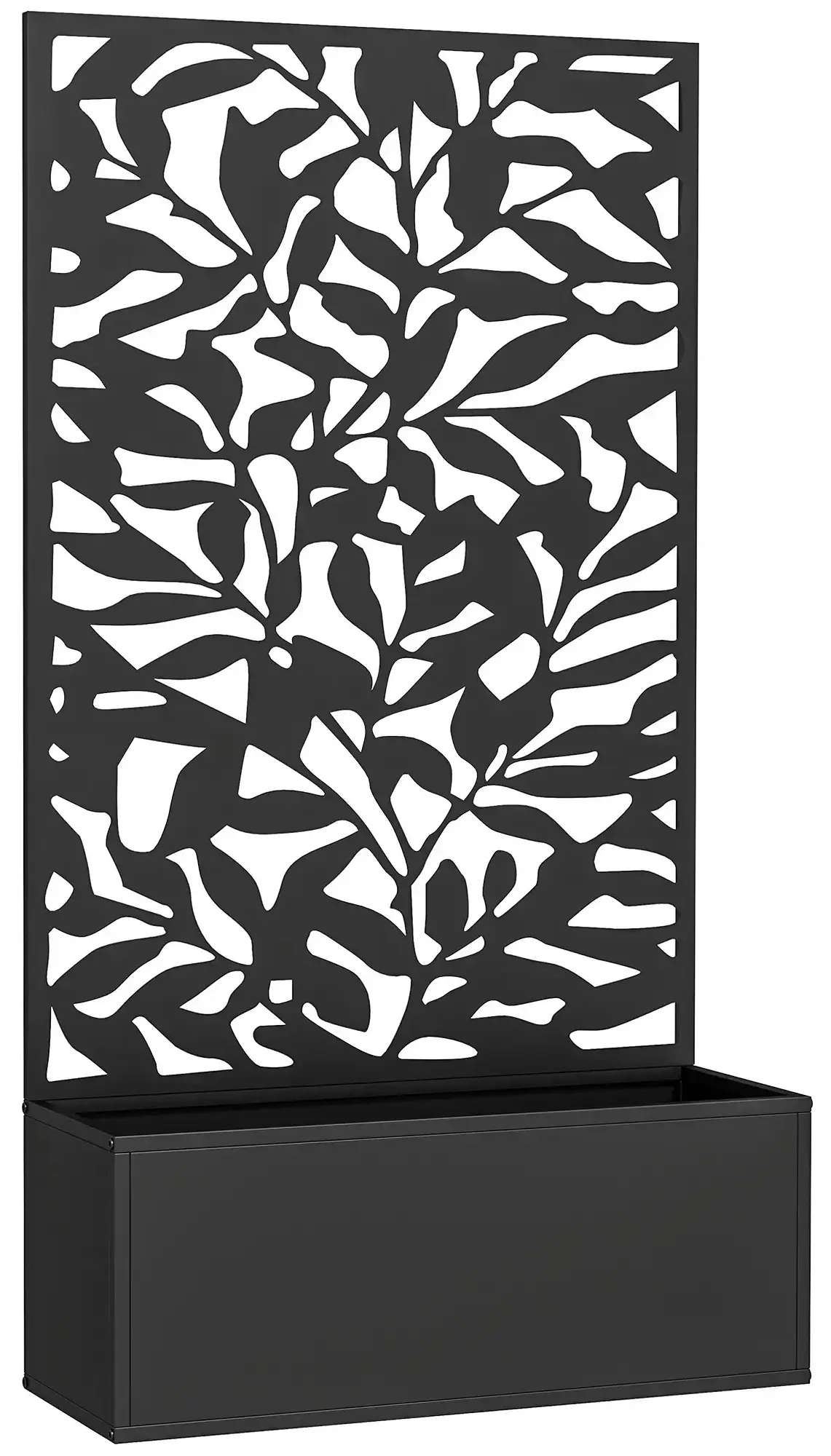 Pat de gradina inaltat cu spalier Outsunny 84H-173V00BK (Black)