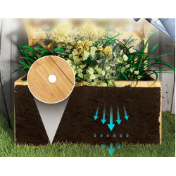 Приподнятая грядка со шпалерой Outsunny 84H-255V00ND (Natural) Thumb