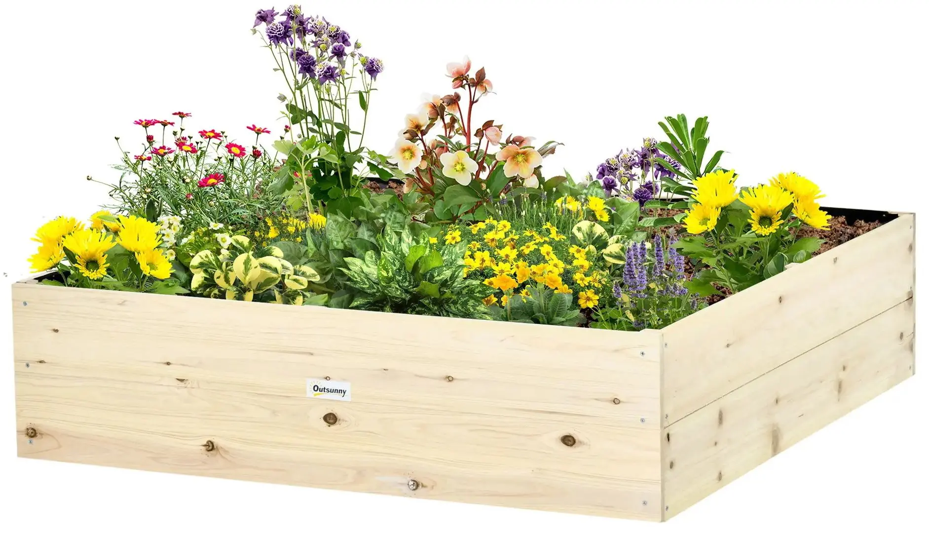Приподнятая садовая грядка Outsunny 845-580 (Natural) - 2