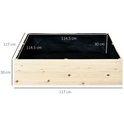 Приподнятая садовая грядка Outsunny 845-580 (Natural) Thumb
