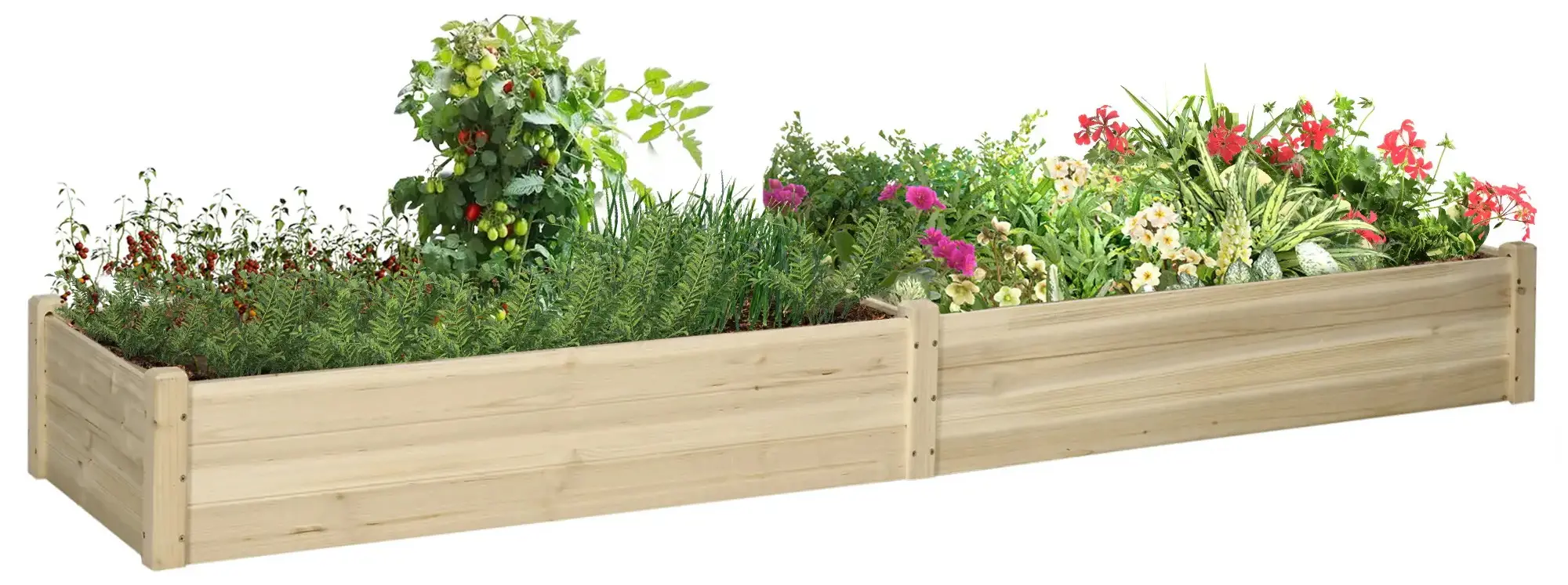 Pat de gradina Outsunny 845-583 (Natural)